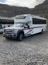 2016 Ford F550 Passenger Bus Not Running, Condition Unknown, Missing parts