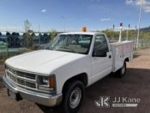 (Castle Rock, CO) 1997 Chevrolet C2500 Service Truck Runs & Moves) (Seller States: Rebuilt Transmiss