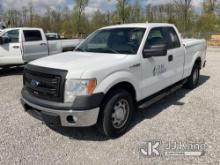 2013 Ford F150 4x4 Extended-Cab Pickup Truck Runs & Moves) (Runs Rough, Bad Battery, Electrical Issu