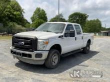 2011 Ford F250 4x4 Crew-Cab Pickup Truck Runs & Moves) (Jump To Start, Body Damage