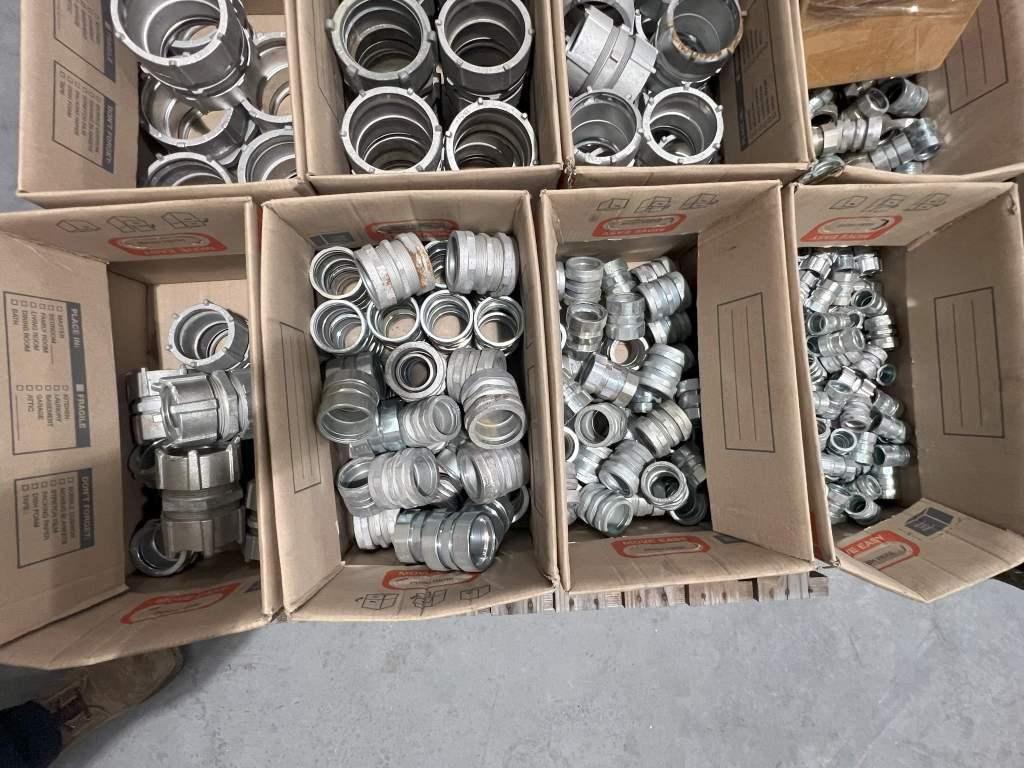 ASSORTED RIGID CONDUIT COMPRESSION COUPLINGS (3/4 INCH- 4 INCH)
