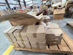 PALLET OF ASSORTED LIGHTING FIXTURES AND MOUNTING HARDWARE
