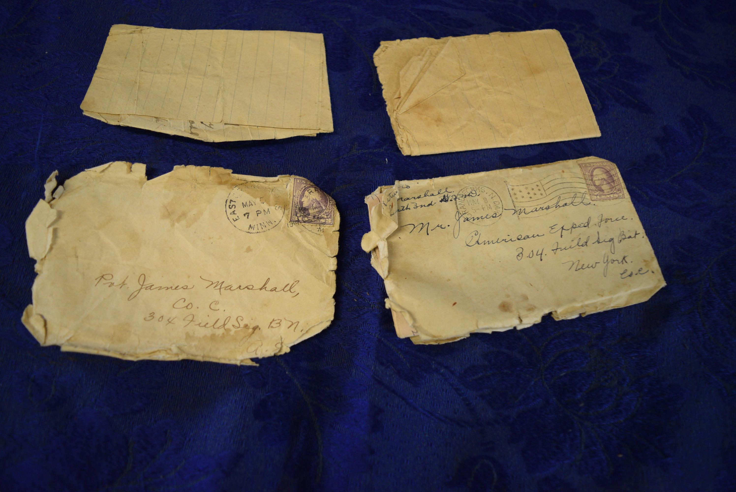 WWI SOLDIER LETTERS FROM HOME!