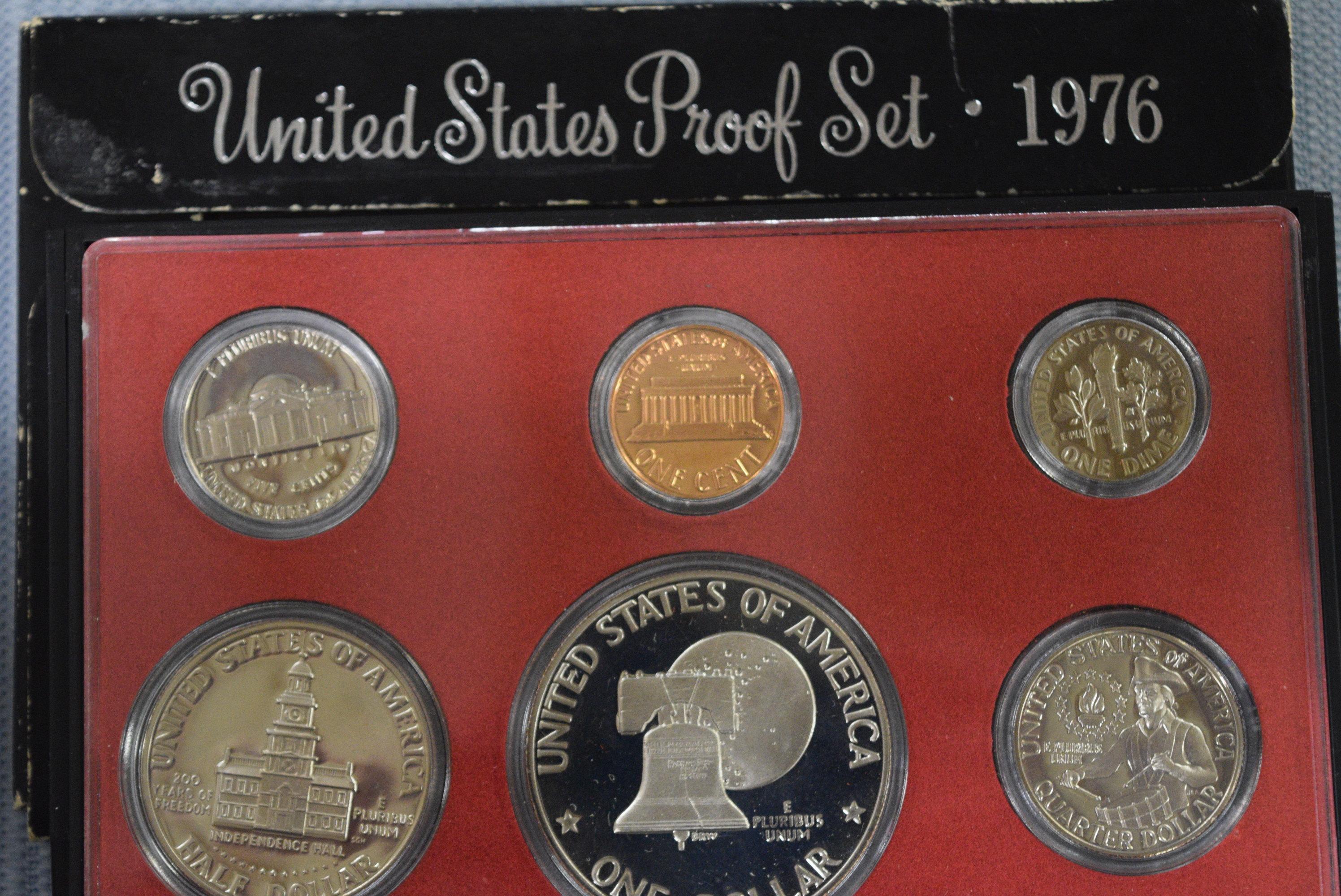 4 UNITED STATE PROOF SETS!