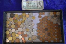 FOREIGN AND DOMESTIC COIN COLLECTION!!
