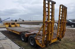 '76 Hyster 35' flatbed trailer