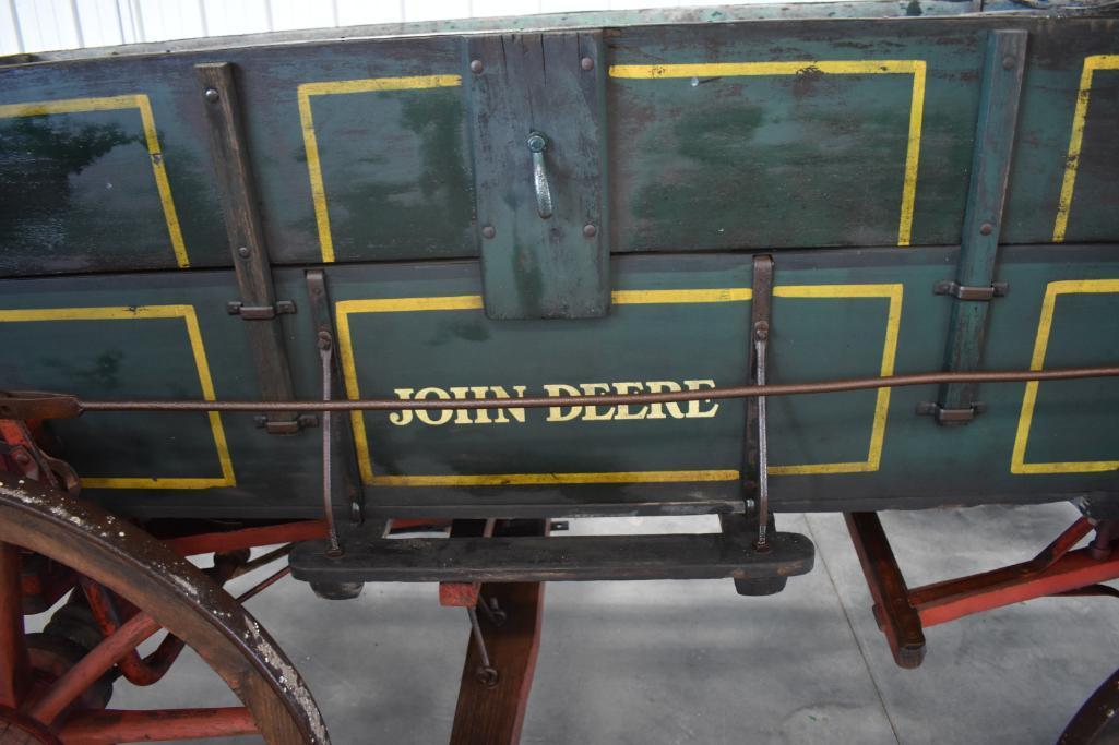 John Deere 10' wooden high wheeled wagon