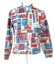 Vintage Pop-Art Jacket, c.1960's, Dynamite-Sock It To Me-Here Comes the Jud