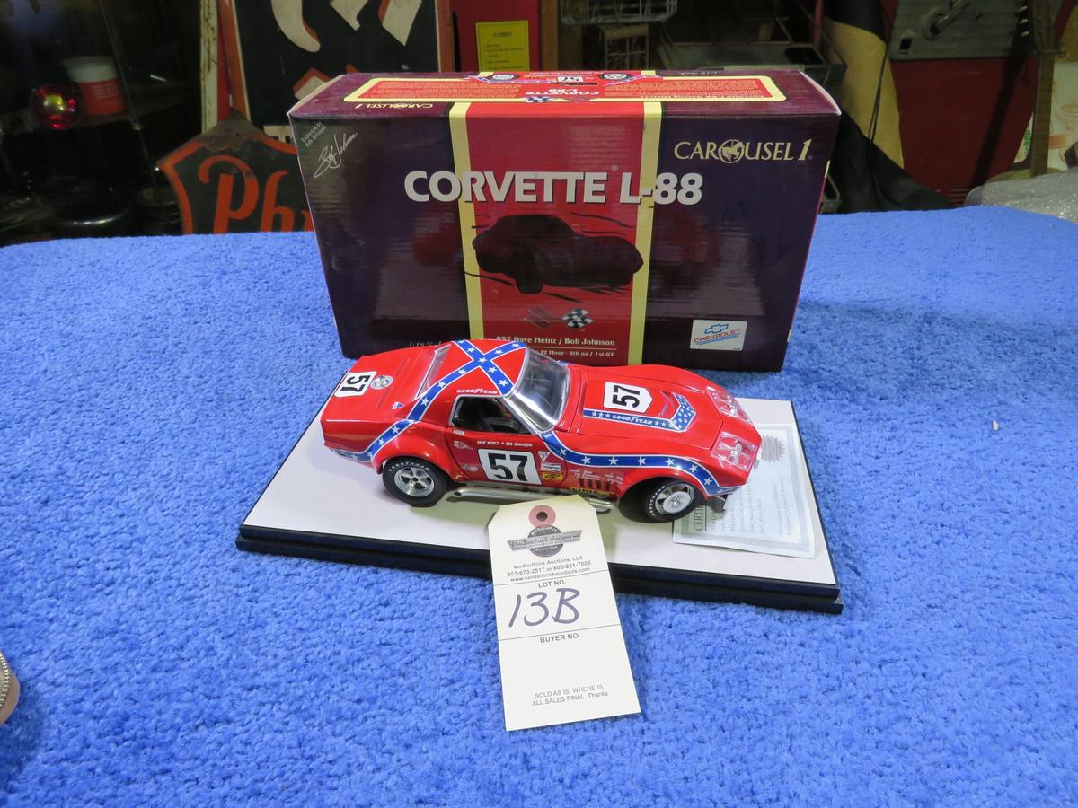 Chevrolet L88 Corvette #57 Dave Heinz 1/18th Scale Model