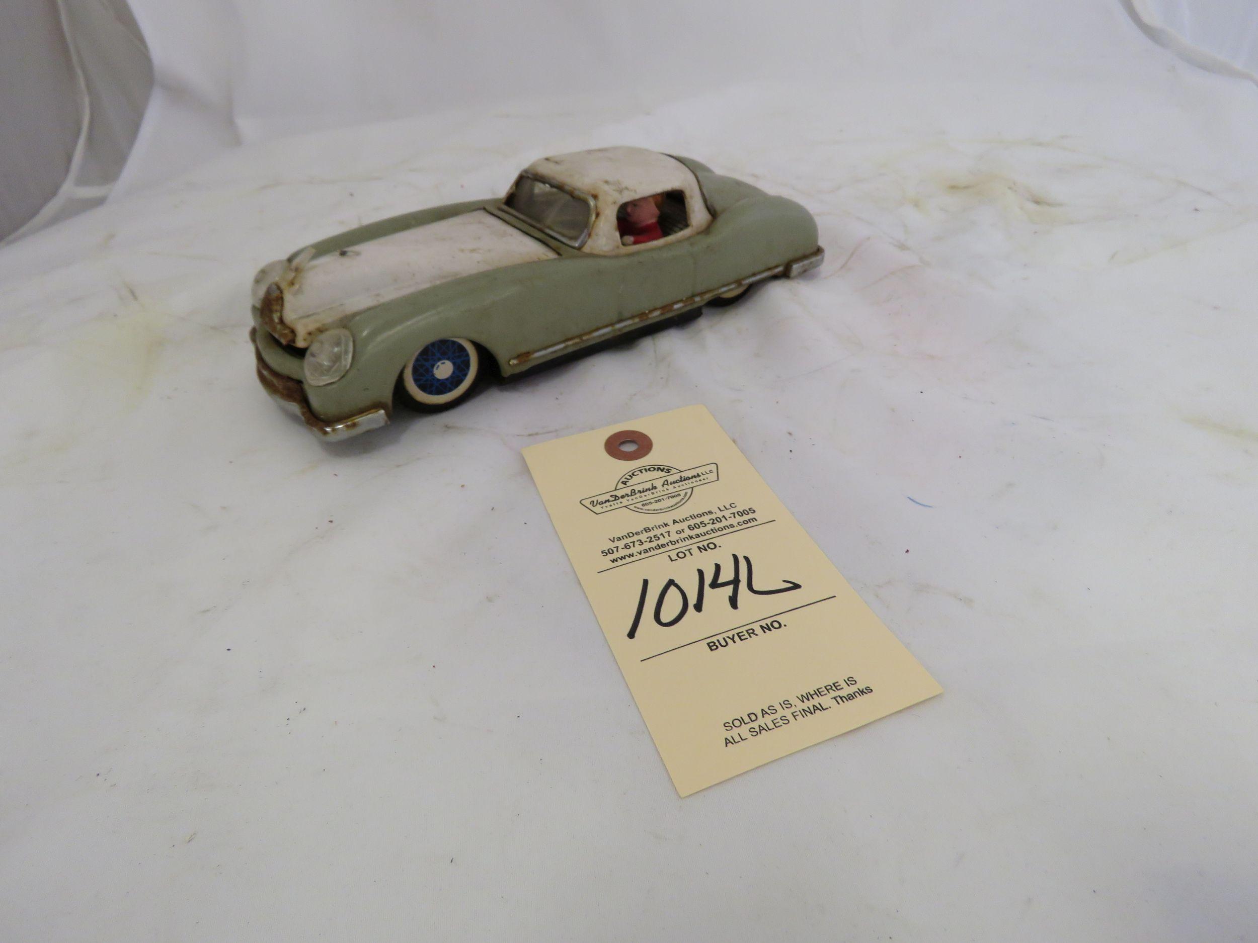 European Style Pressed Tin toy with Driver
