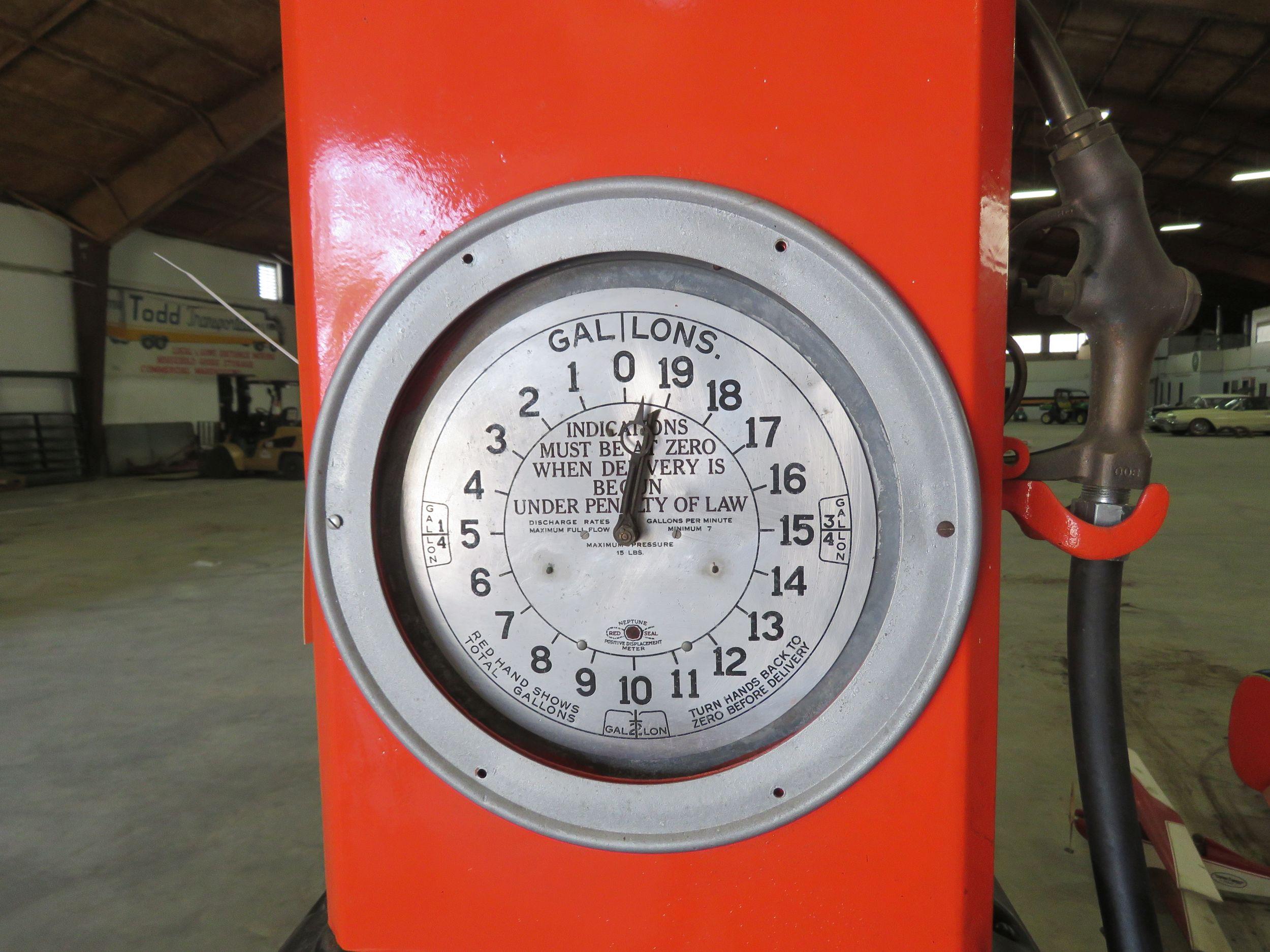 Clockface Gas Pump