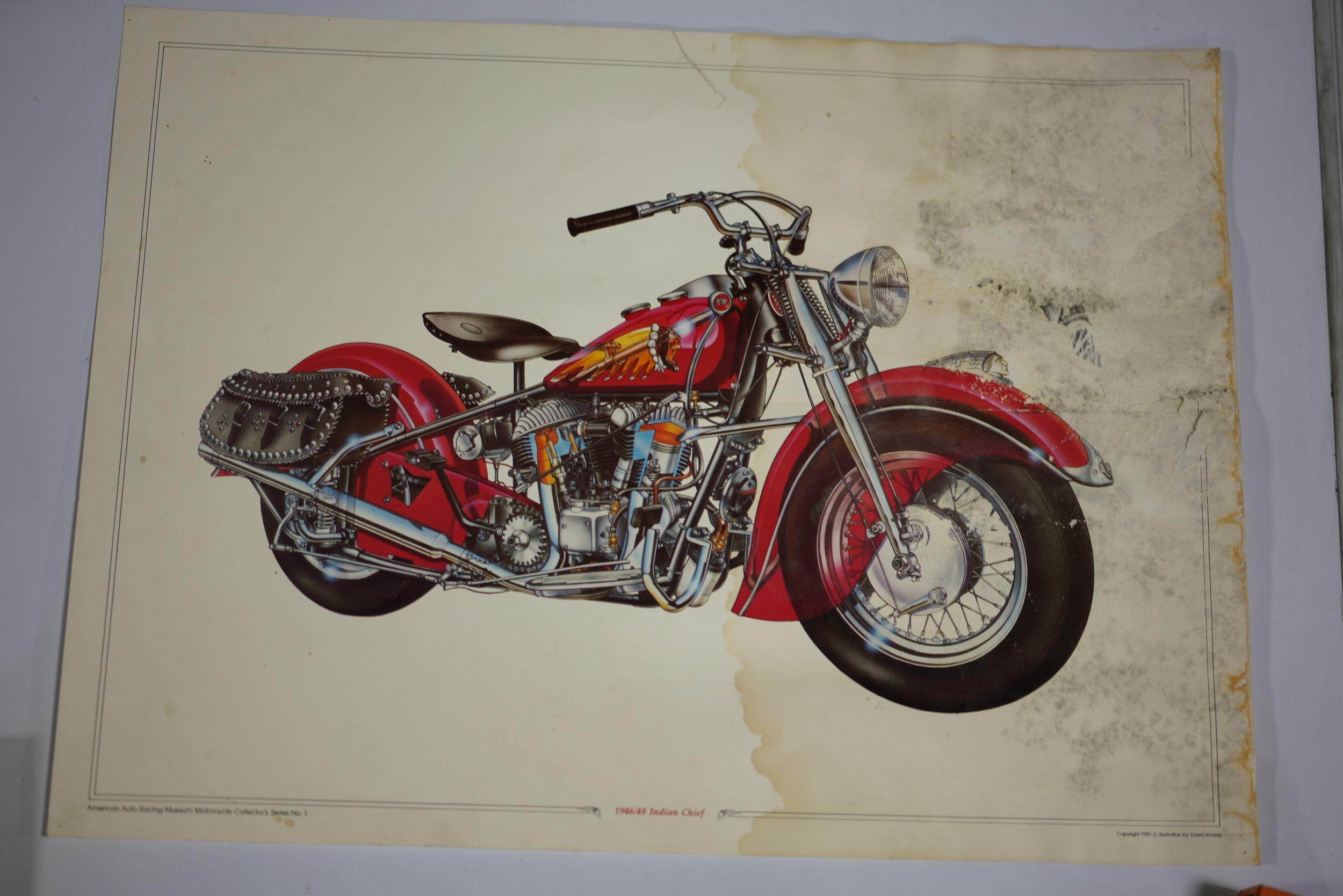 Vintage Motorcycle Poster/Advertising