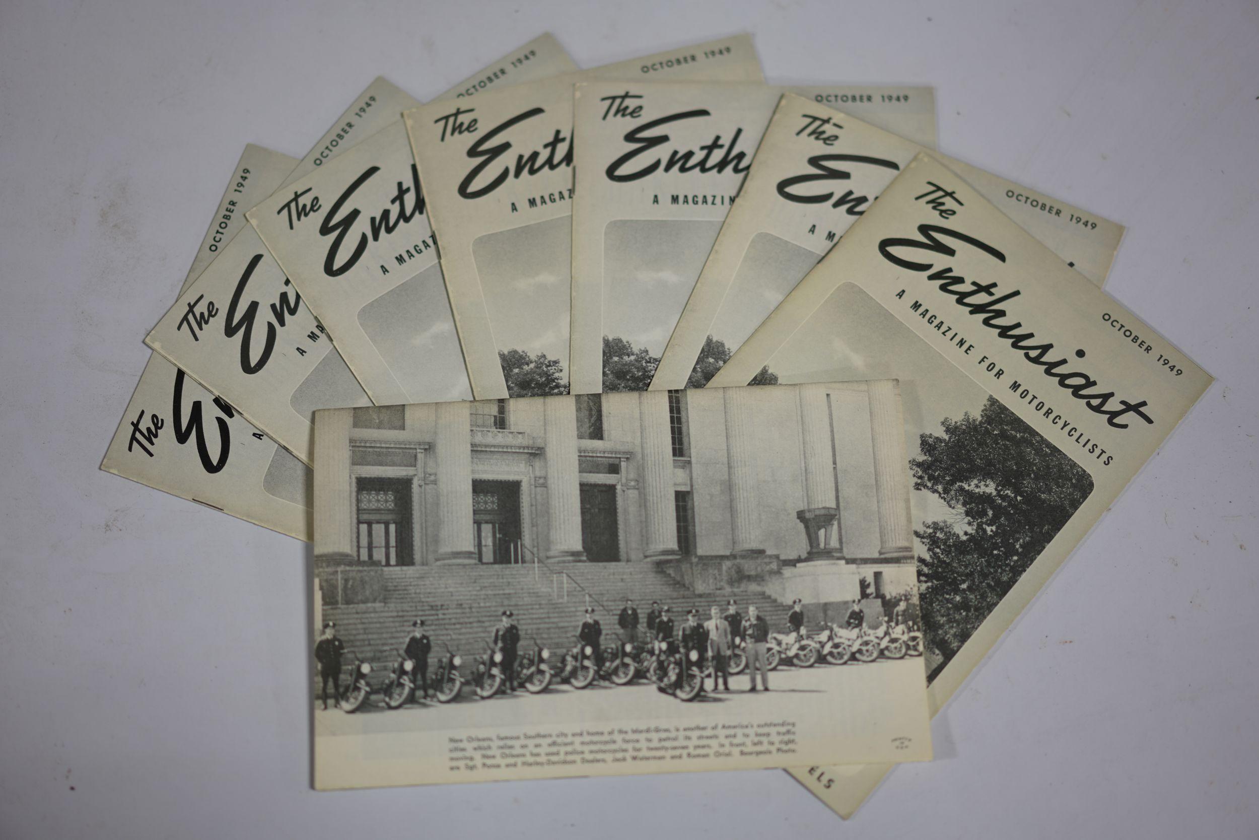 October 1949 The Enthusiast Magazine/Advertising