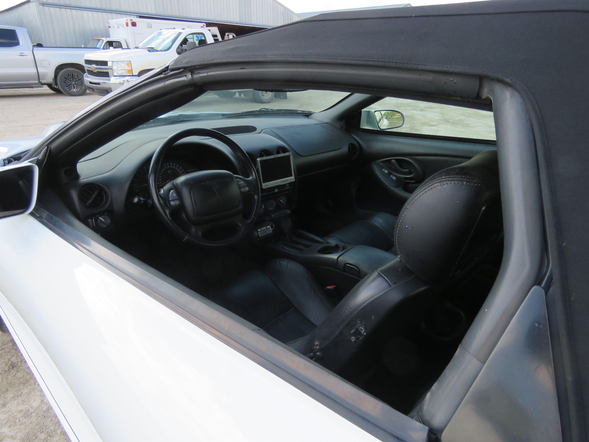 2001 Pontiac WS6 Trans Am convertible