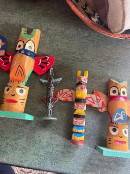 15- Indian tribes totem poles