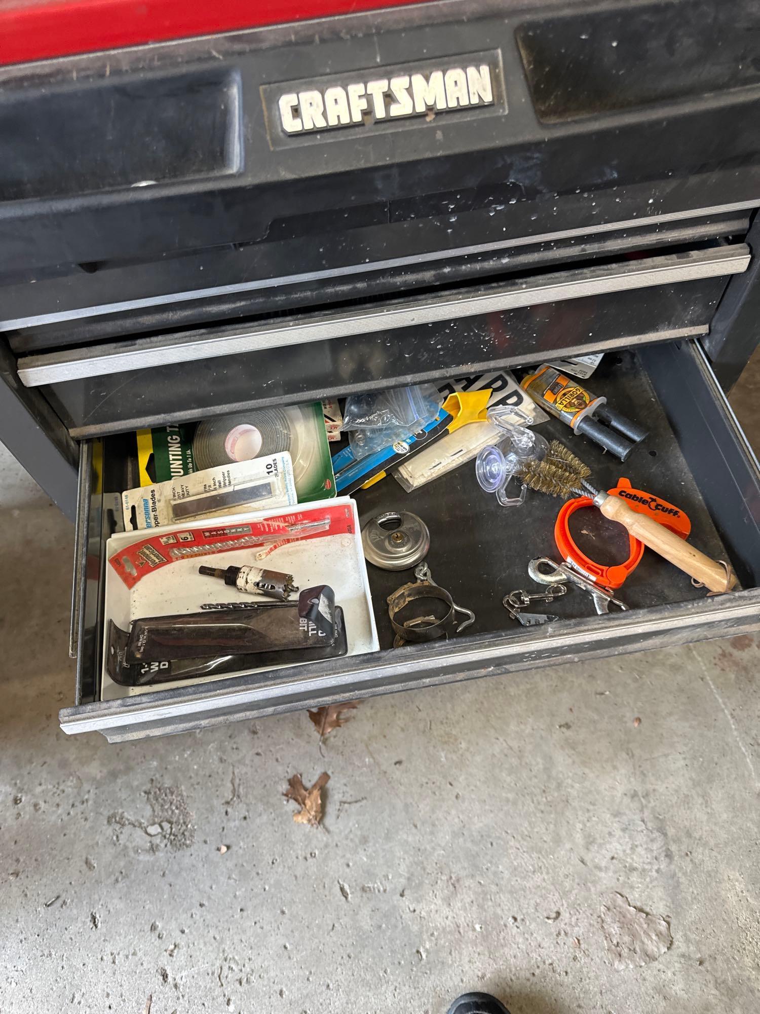 Lasky craftsman roll around toolbox with contents