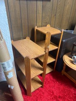 3- matching stands in basement