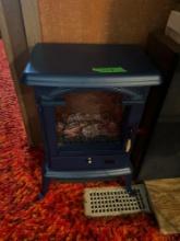 Small fireplace heater