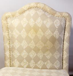 Baker Upholstered Slipper Chairs