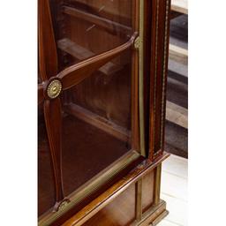 Wooden and Brass Display Cabinet
