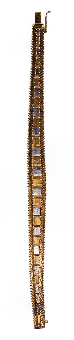 18k Bi-Color Gold Bracelet