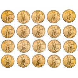 2010 and 2012 $5 Gold Eagle Assortment