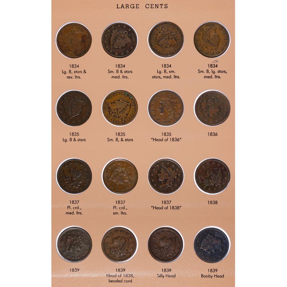 Large Cents Collection 1793-1857