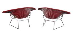 Attributed to Harry Bertoia for Knoll 'Diamond' Chairs