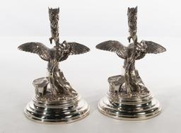 Jay Strongwater Peacock Figurine and Silverplate Assortment
