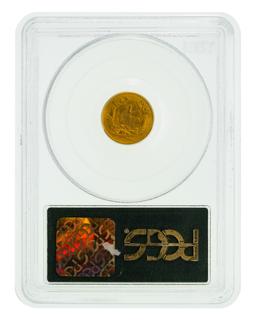 1854 $1 Gold Type 2 MS-62 PCGS