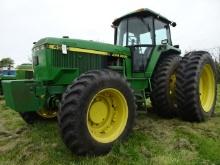 1992 JD 4560 MFWD TRACTOR