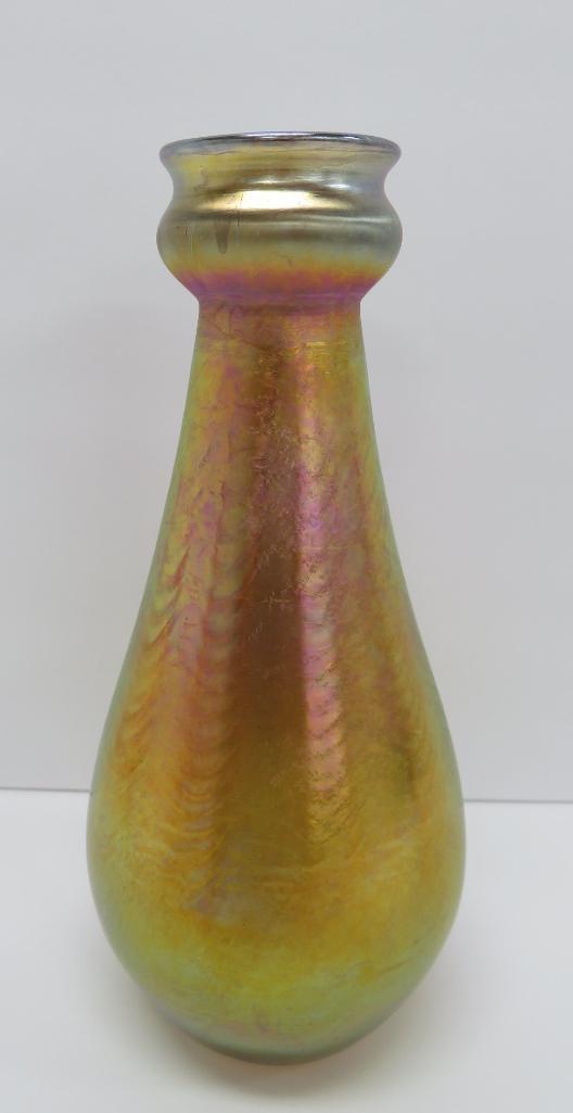 LC Tiffany Favrile marked vase, 87 8488 M, 8"