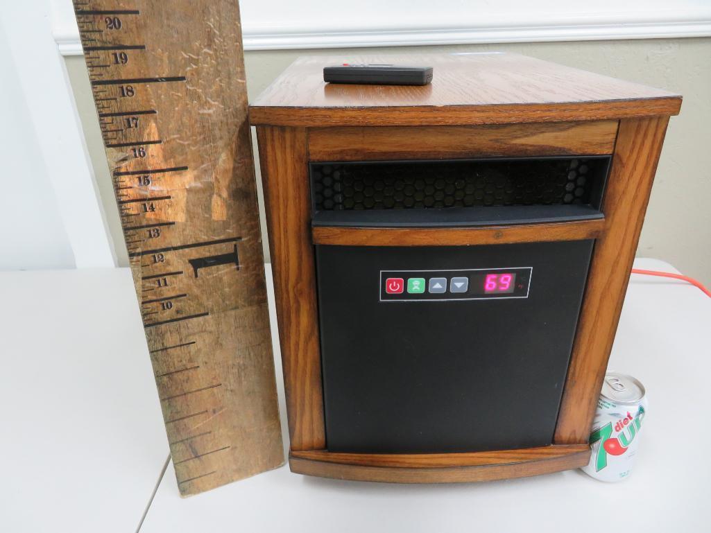 Quartz Infrared Zone Heater, works with thermostat