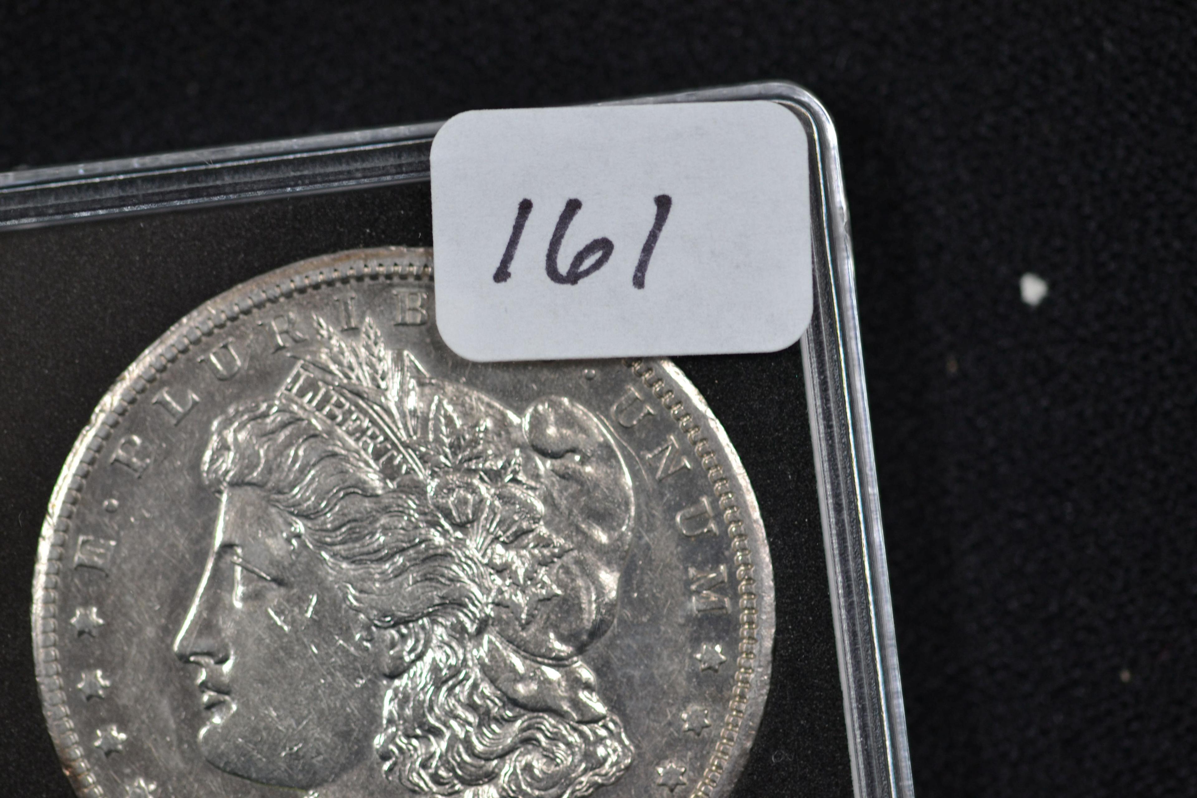 1893-CC Morgan Silver Dollar; MS 64