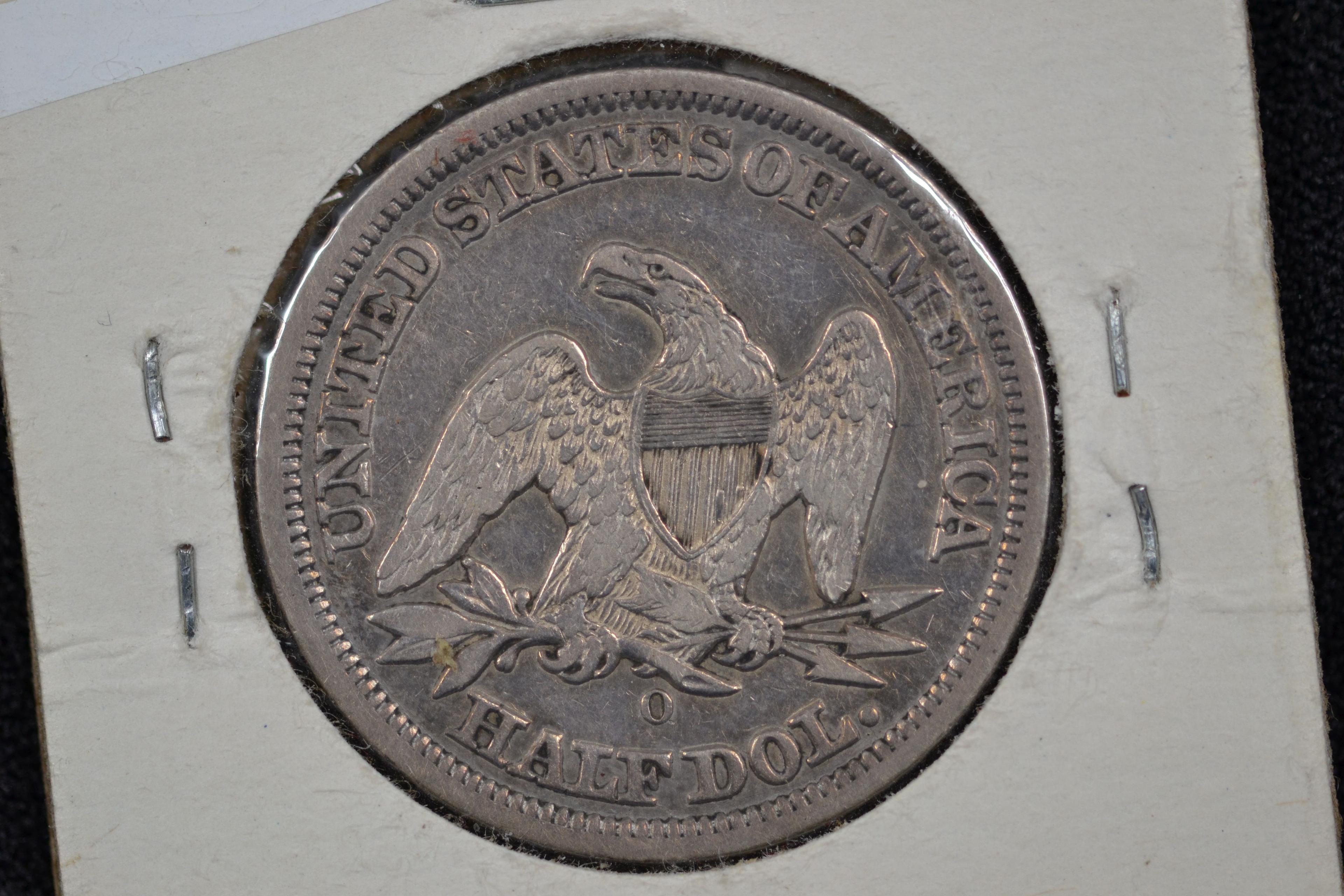 1847-O Seated Liberty Half Dollar; VF/XF