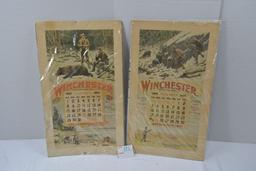 Pair of Winchester Calendars 1895 and 1899
