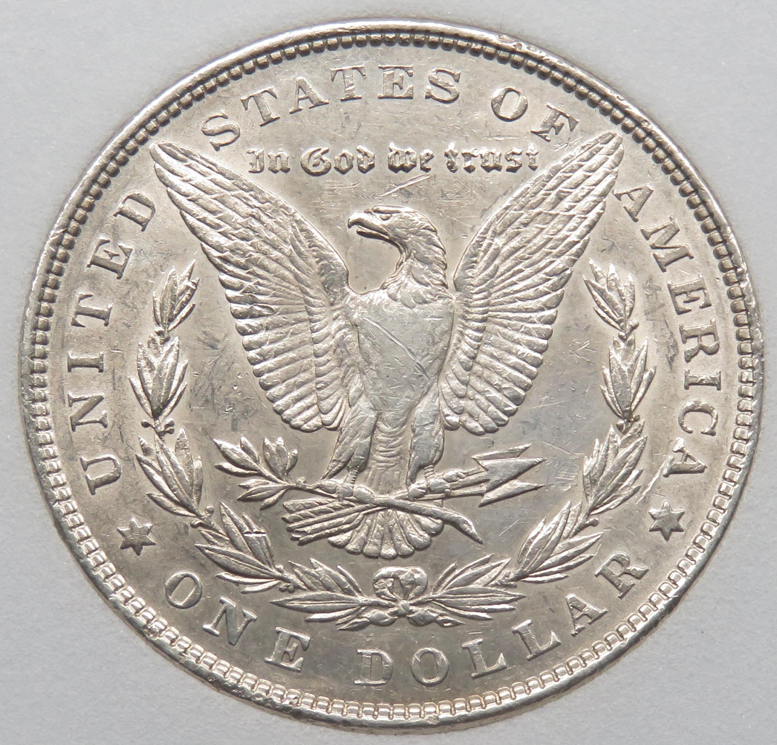 Morgan $ 1878 8TF rev of 79 NNC MS60