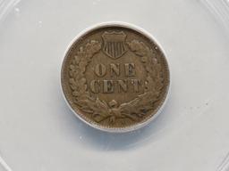 Indian Cent 1909S ANACS F15, Semi-Key