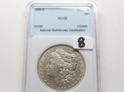 Morgan $ 1896-O NNC AU58