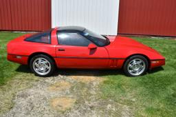 1990 Chevrolet Corvette, 43,937 Miles, Removable Glass Top, Leather, Auto, Loaded, Very Clean, VIN: