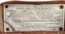 WWII GERMAN THIRD REICH BINOCULAR & CASE LOT