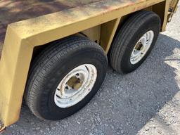 1974 14ft Tandem Axle Pintle Hitch Trailer W/t