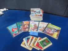 LOT OF LITTLE GOLDEN CHILDRENS BOOKS AND COASTERS