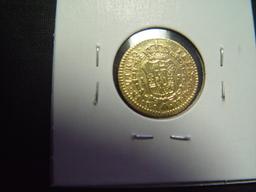 1806 Spanish Gold Escudo  Cleaned