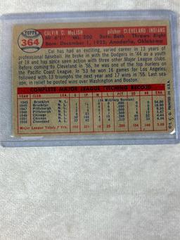 (4) 1957 Topps Cleveland Indians