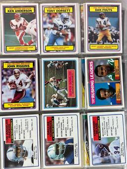 (66) 1983-1985 Topps Football Stars - Montana, Bradshaw, Allen, Payton, Largent
