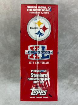 2006 Topps Super Bowl XL Champ Steelers Unopened Gift Set