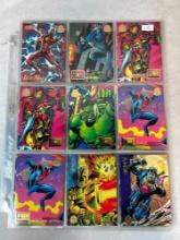 Super Hero Lot of 56 Cards - Including Marvel and DC Characters