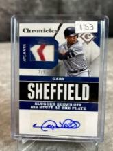 Gary Sheffield #2/5 Game Used Patch Auto 2017 Chronicles CSS-GS