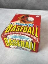 1991 Fleer Baseball Unopened Box